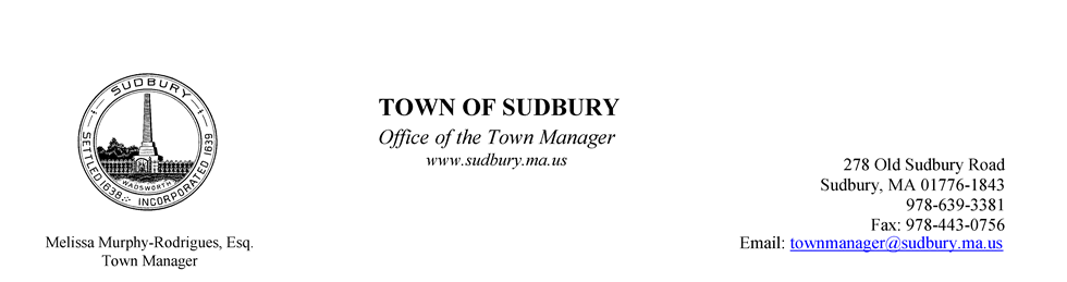 Town Manager Press Release Header Full