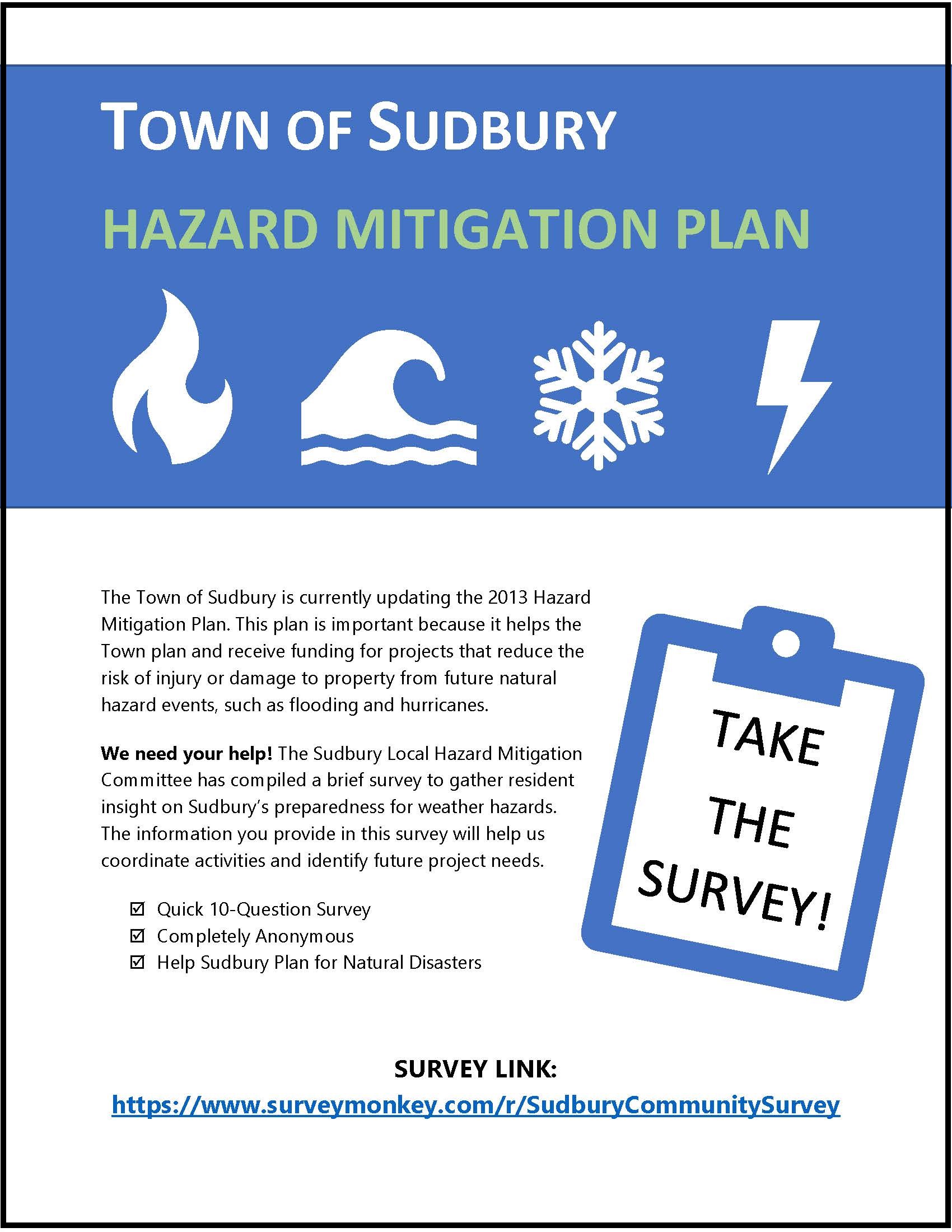 Public Survey for Local Hazard Mitigation