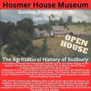 Hosmer House Museum Open House September 17 2023