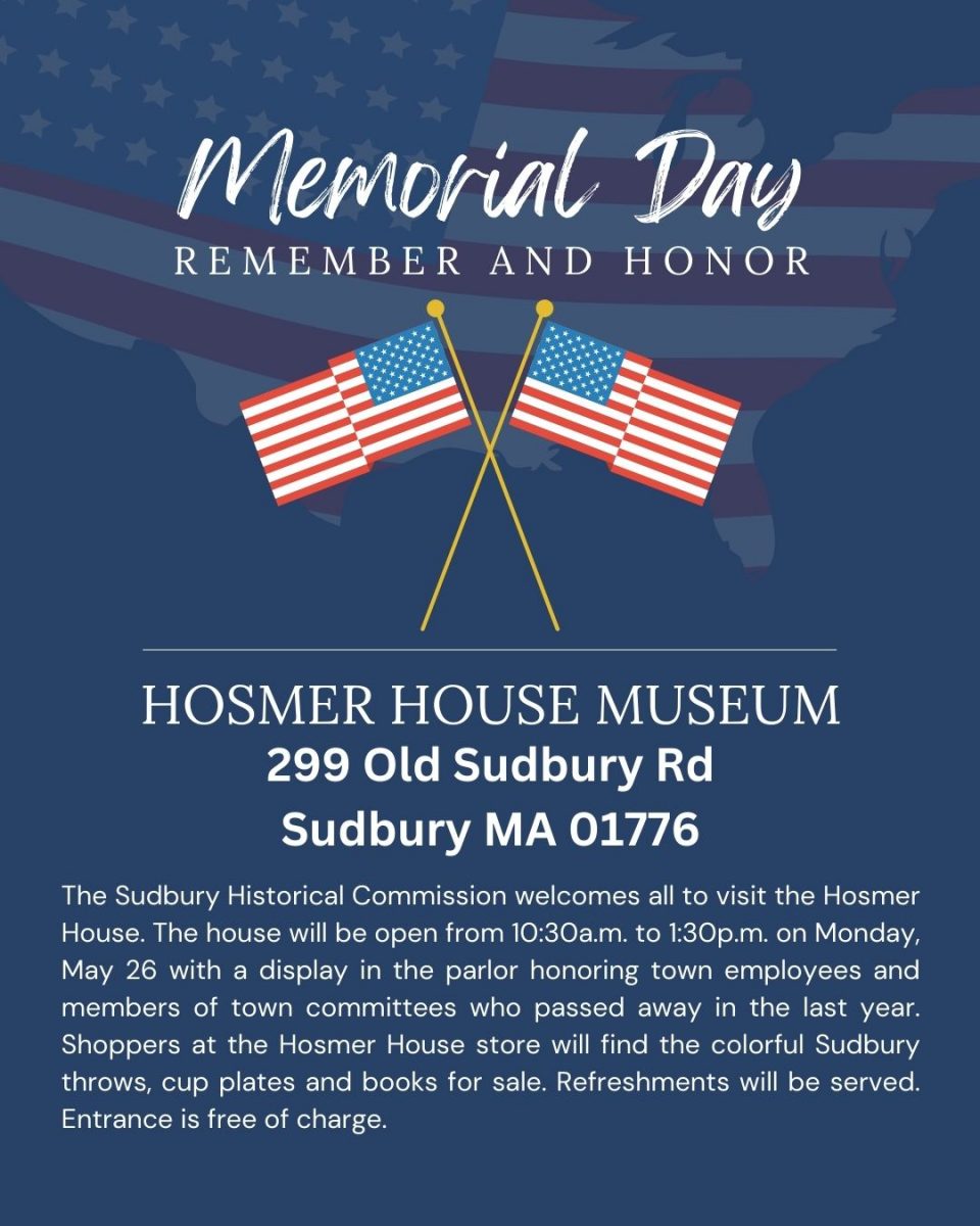 Hosmer House Open May 26th