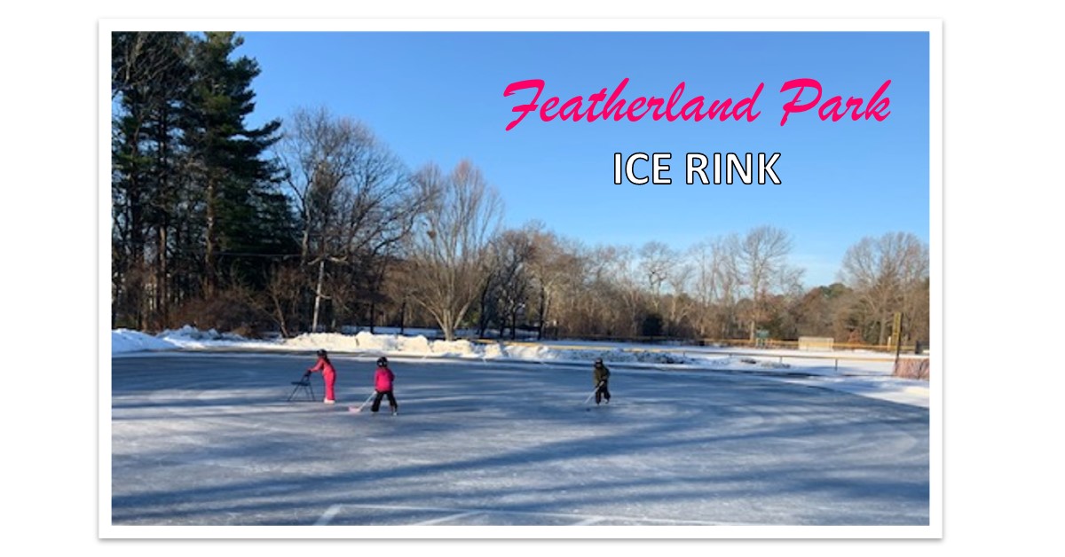 Featherland Park Ice Rink Now Open Parks and Grounds Department