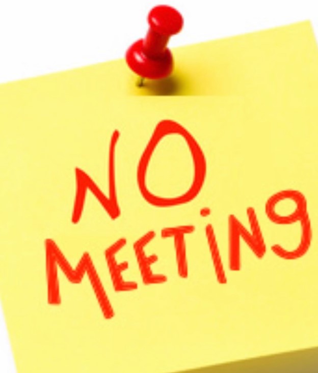 Meeting Cancelled