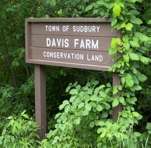 Davis Farm sign